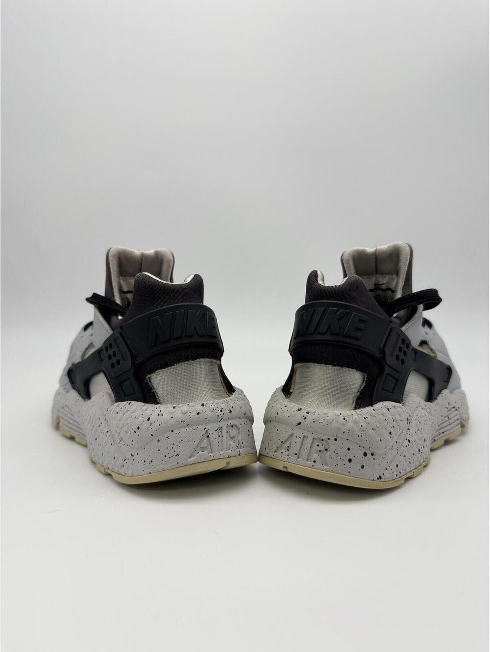 Nike Air Huarache Run Premium Men's Sneaker Pure Platinum Black Size 8 - Picture 6 of 10